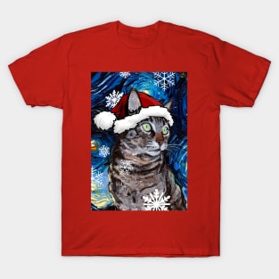 Tabby Santa T-Shirt